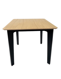 Used square kitchen table, veneered top, 4 legs