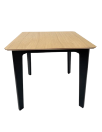 Used square kitchen table, veneered top, 4 legs