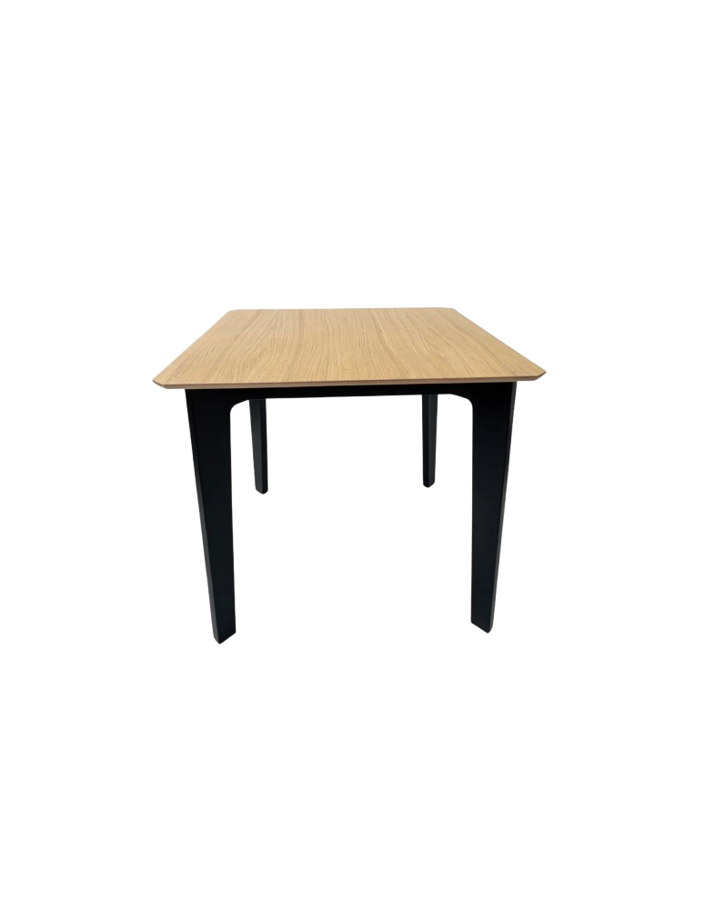 Used square kitchen table, veneered top, 4 legs