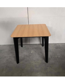 Used kitchen table 80×80 cm Vank square, dark veneered top