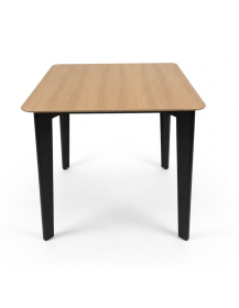 Used kitchen table 80×80 cm Vank square, dark veneered top