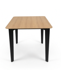 Used kitchen table 80×80 cm Vank square, dark veneered top
