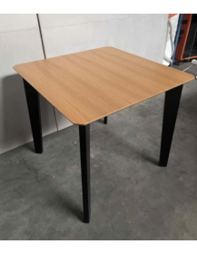 Used kitchen table 80×80 cm Vank square, dark veneered top