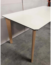 Used Krak VANK kitchen table, white, 160 × 80 cm
