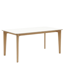Used Krak VANK kitchen table, white, 160 × 80 cm