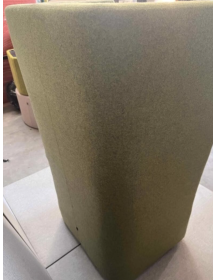 Used high Noti Hussar armchair, green, upholstered, height 130 cm