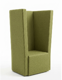 Uzywany-wysoki-fotel-Noti-Hussar-zielony-tapicerowany-wys.130cm-outlet-zerowastedesign-warszawa