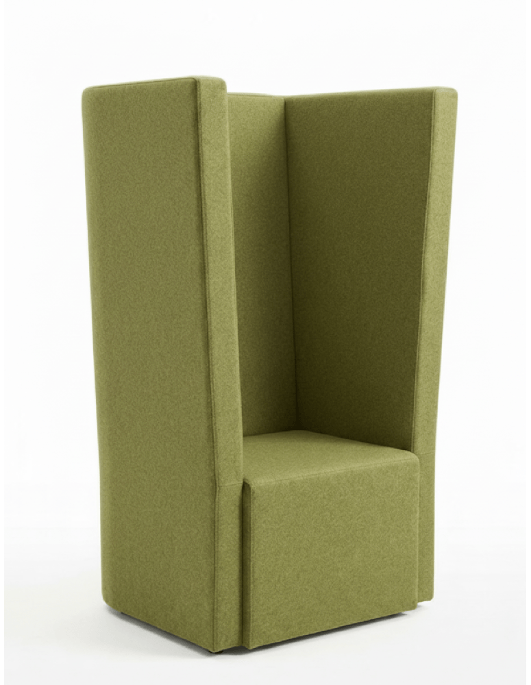 Uzywany-wysoki-fotel-Noti-Hussar-zielony-tapicerowany-wys.130cm-outlet-zerowastedesign-warszawa
