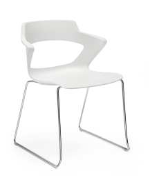 Used BEJOT SKY LINE Chair – White on Sled Base