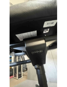 Used Dauphin Office Chair, Black, High Backrest, with Headrest