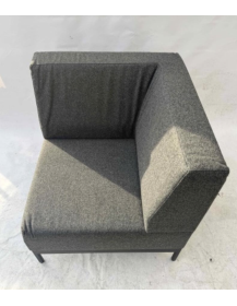 Used Modular Corner Chair, Gray