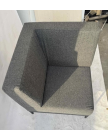 Used Modular Corner Chair, Gray
