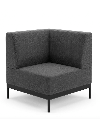 Used Modular Corner Chair, Gray