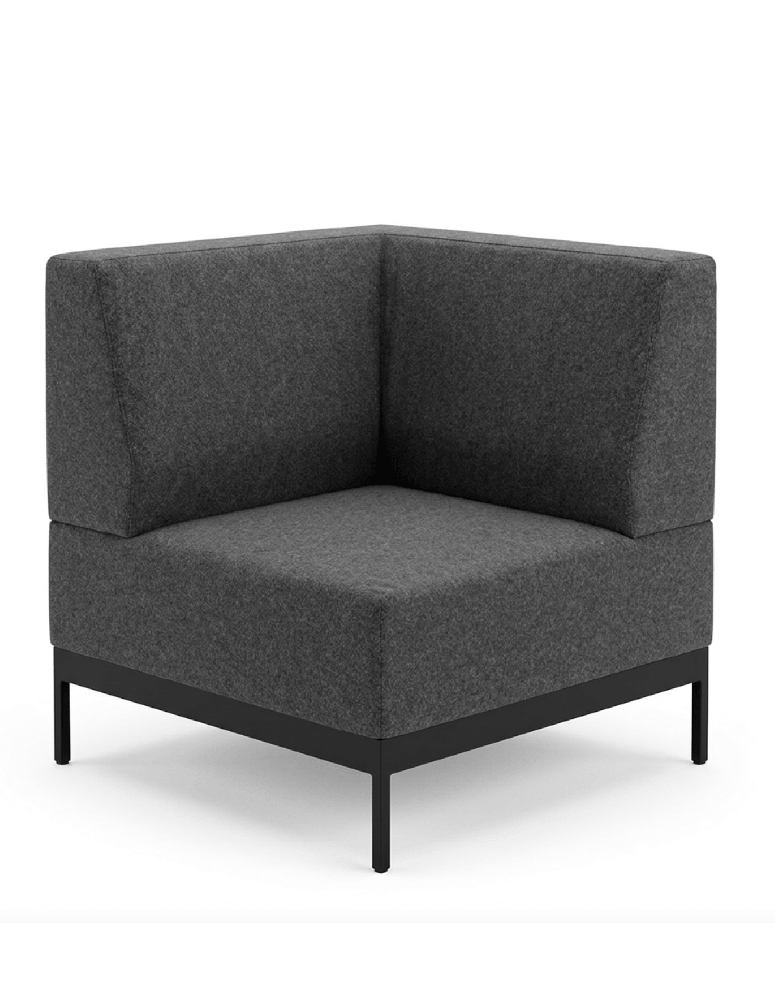 Used Modular Corner Chair, Gray