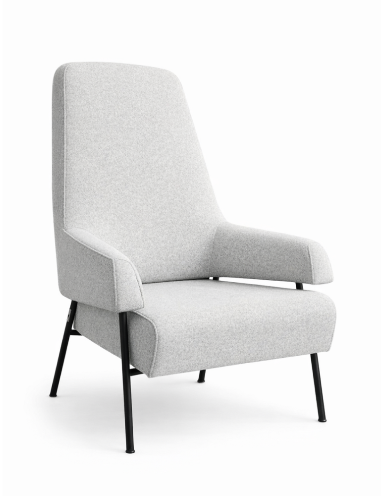 Used Noti GAP Chair, High Back, Light Gray