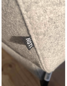 Used Noti GAP Chair, High Back, Light Gray