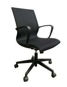 Used Everyday LD Seating Office Chair, All Black