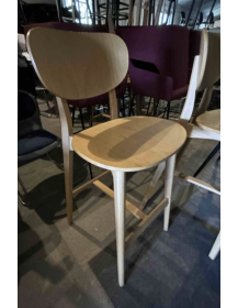 Used Allermuir Jaicer Wooden Bar Stool – For Public Spaces