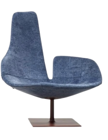 Used Moroso Fjord Chair, Navy, Swivel, Upholstered