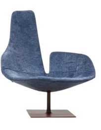 Used Moroso Fjord Chair, Navy, Swivel, Upholstered