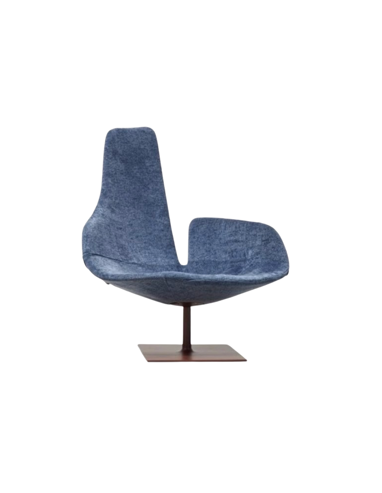 Used Moroso Fjord Chair, Navy, Swivel, Upholstered