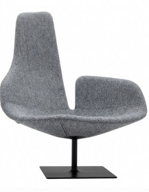 Used Moroso Fjord Chair, Blue, Swivel, Upholstered
