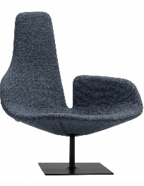 Used Moroso Fjord Chair, Dark Navy, Upholstered
