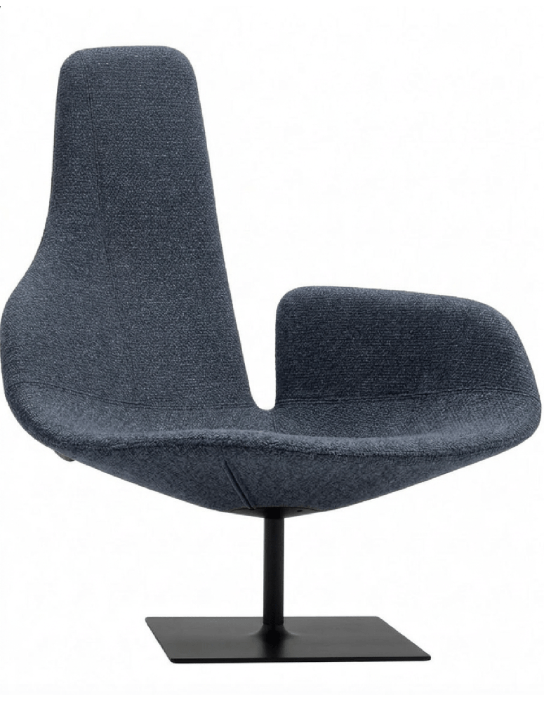 Used Moroso Fjord Chair, Dark Navy, Upholstered
