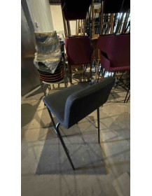 Used B-Free Steelcase bar stool – black, minimalist
