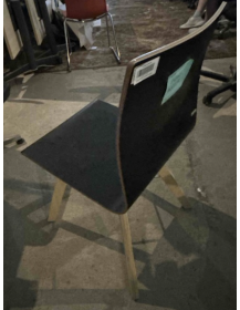 Used Orte Bejot Chair – Black, Kitchen and Conference, Stackable