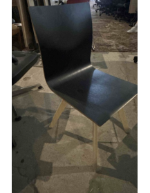 Used Orte Bejot Chair – Black, Kitchen and Conference, Stackable