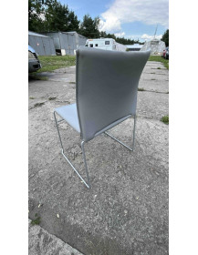 Used ARIS PROFIM stackable chair – light gray, gray sled base