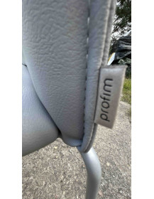 Used ARIS PROFIM stackable chair – light gray, gray sled base