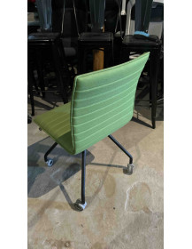 Used Bejot ORTE Chair – Upholstered, Green with Casters