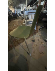 Used Enea Plastic Chair – Olive