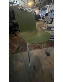 Used Enea Plastic Chair – Olive
