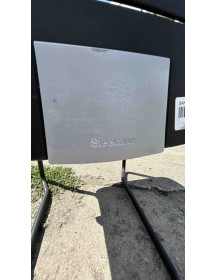 Used Steelcase Grey Conference Chair on Sled Base