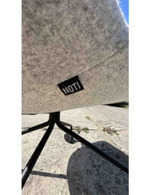 Used Grey Mishell Noti Office Chair on Wheels – Designer Chair