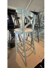 Used wooden bar stool BST-8810/2 – vintage style for kitchen, dining room and venues