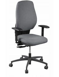 Uzywany-fotel-biurowy-DAUPHIN-szary-ergonomiczny-gabinetowy-outlet0meblowy-zerowastedesign-warszawa