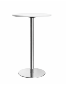 Uzywany-stol-barowy-fi60cm-bialy-srebrna-podstawa-outlet-meblowy-biurowy-zerowastedesign-warszawa