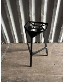 Used MAGIS Stool One bar stool – black, geometric