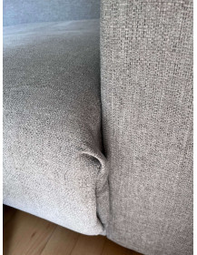 Sofa Inspirium Cloud Convertible 232 cm with Sleeping Function 133x220 cm, Grey Upholstery