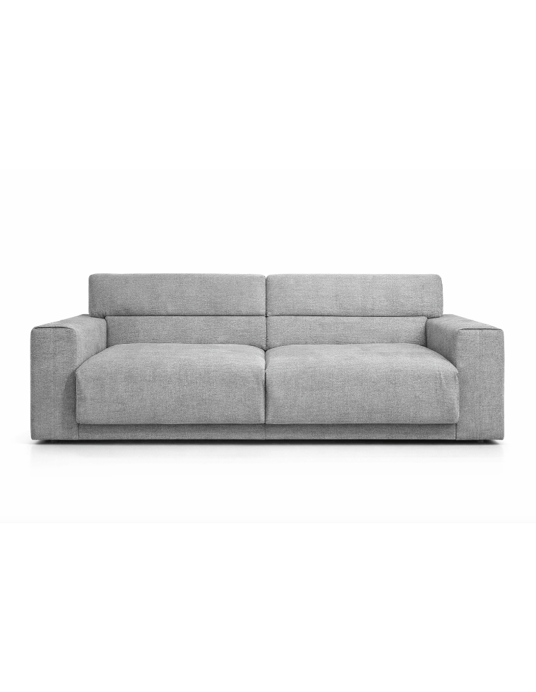 Sofa Inspirium Cloud Convertible 232 cm with Sleeping Function 133x220 cm, Grey Upholstery