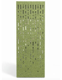 Decorative hanging acoustic panel, green felt, 80 cm