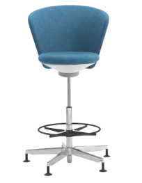 Used BEEN Bar Stool – Blue, Ergonomic, Minimalist
