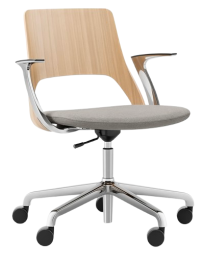 Used Kinnarps Embrace Office Chair on Wheels with Armrests