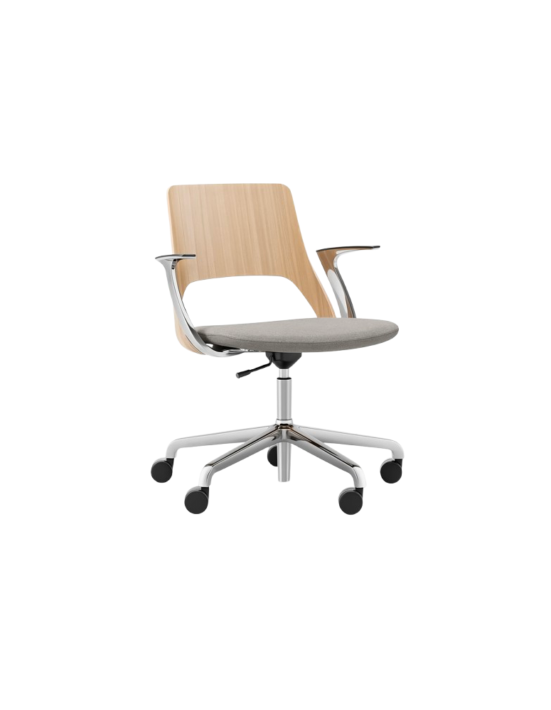 Used Kinnarps Embrace Office Chair on Wheels with Armrests