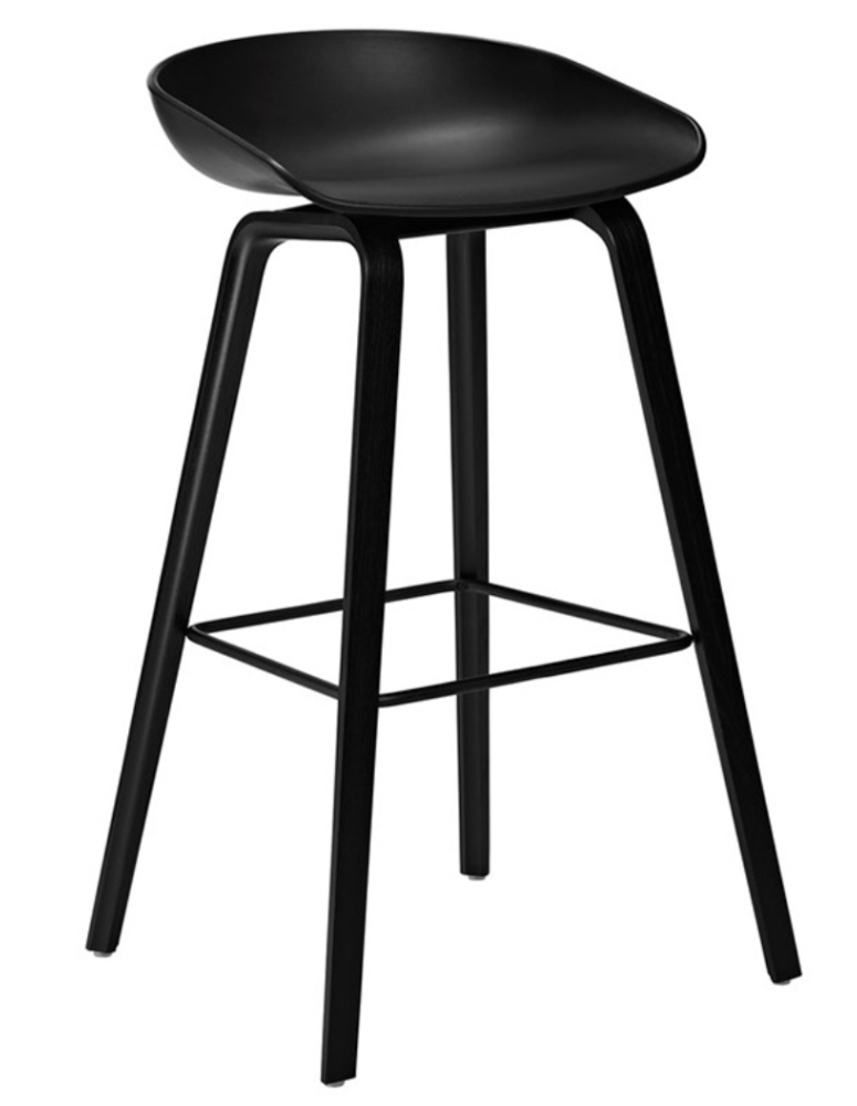 Used AAS32 LOW Bar Stool – Black Oak
