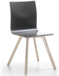 Used Orte Bejot Chair – Black, Kitchen and Conference, Stackable